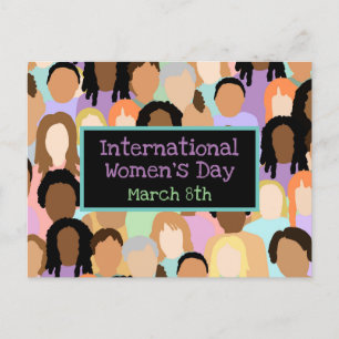 International Women's Day - March 8th Postcard