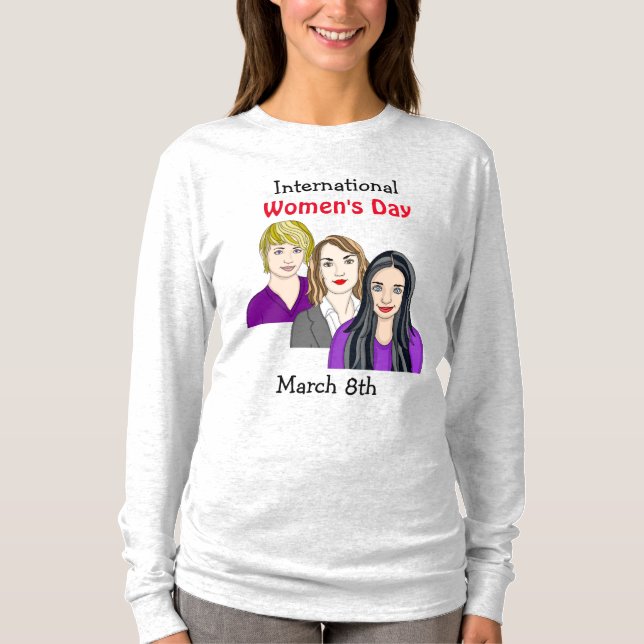 International Women's Day - Marcy 8th  T-Shirt (Front)