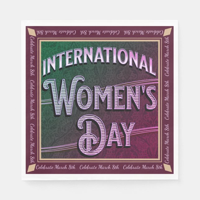 International Women's Day Napkin (Front)