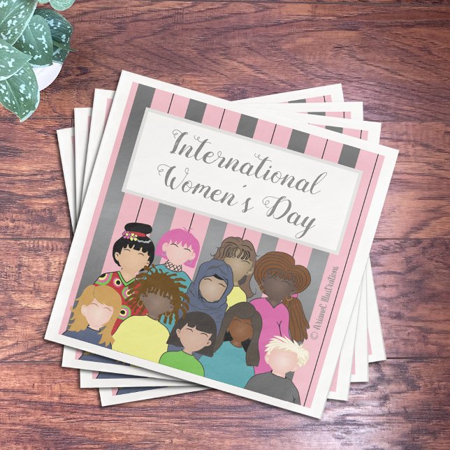 International Women's Day paper napkins (Creator Uploaded)
