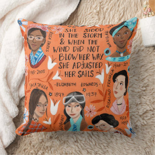 International Women's Day Quote Feminist Cushion