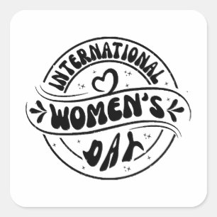 International Womens Day  Square Sticker