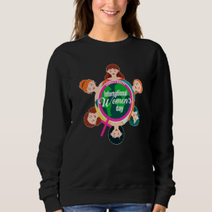 International Women's Day Theme 2023 Embrace Equit Sweatshirt