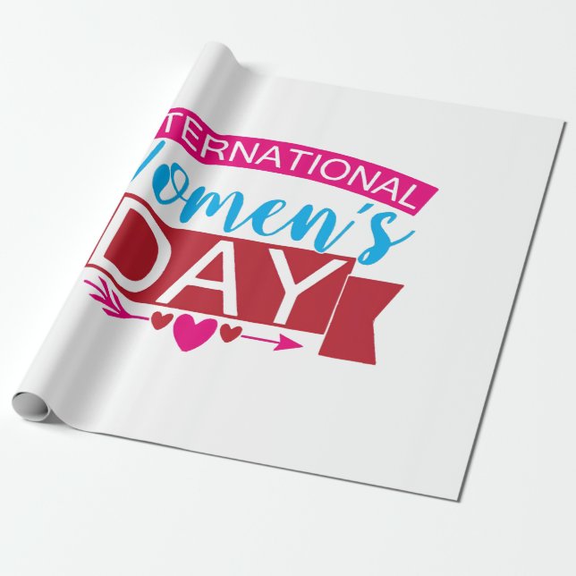 International Womens Day  Wrapping Paper (Unrolled)
