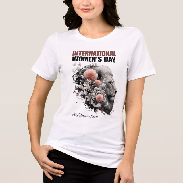 International Wome's Day Tri-Blend Shirt (Front)