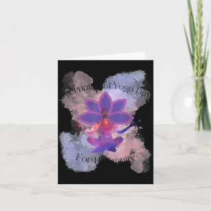 International Yoga Day For Humanity  Card