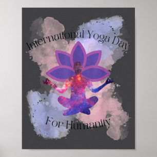 International Yoga Day For Humanity Poster