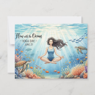 International Yoga Day Postcard