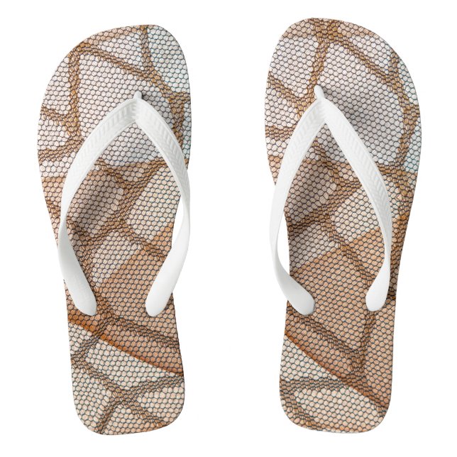 Internet cell cellular connection beige jandals (Footbed)