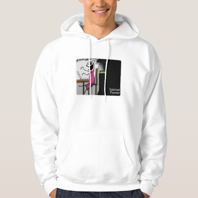 Internet Forever T-Shirt Hoodie (Front)