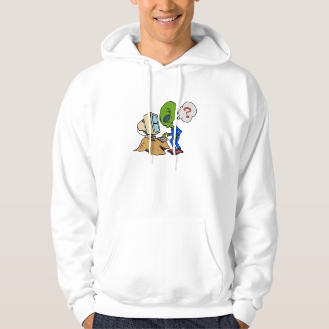 Internet is Alien to this Martian Hoodie (Front)
