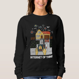 Internet Of Things Data Analytics Science Transfer Sweatshirt