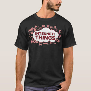 Internet of Things IoT Smart City AI ML LTEM 5G Bl T-Shirt