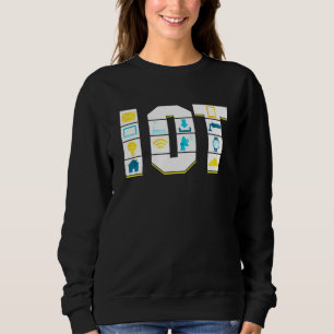 Internet Of Things Science Data Analytics Transfer Sweatshirt