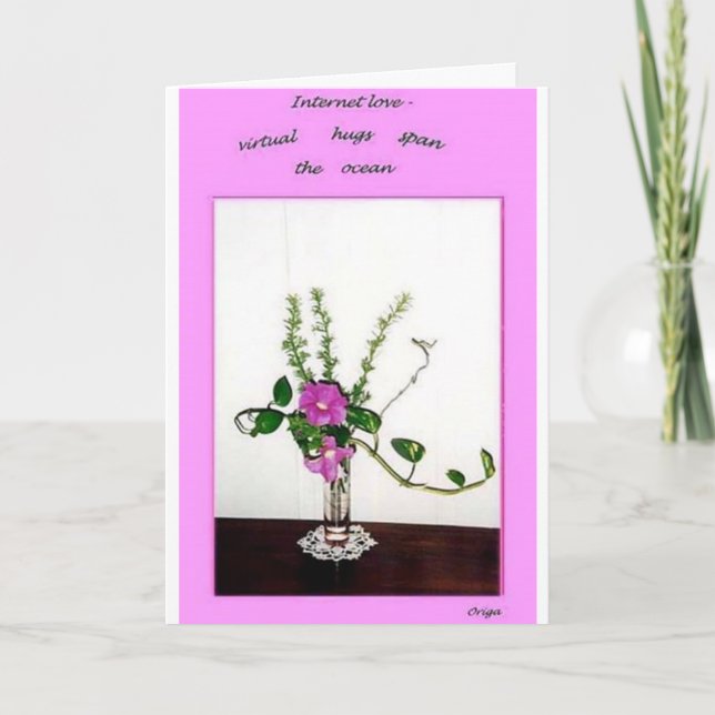 Internet romance thank you card (Front)