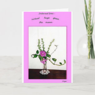 Internet romance thank you card