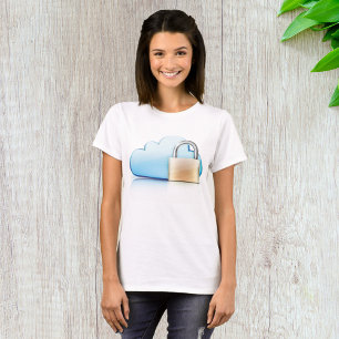 Internet Security Icon Padlock Secure T-Shirt