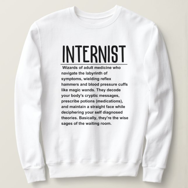 Internist Sweatshirt (Design Front)