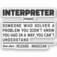 Interpreter Noun Translation Specialist Linguist