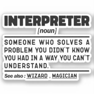 Interpreter Noun Translation Specialist Linguist 