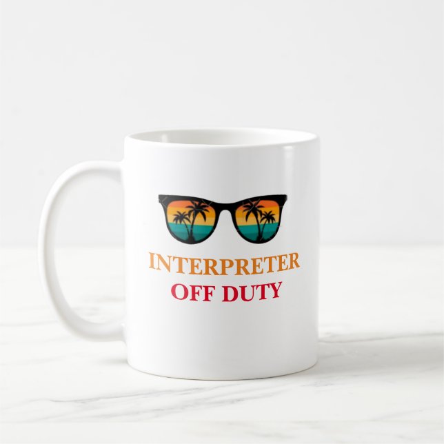 Interpreter Off Duty Coffee Mug (Left)