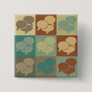 Interpreting Pop Art 15 Cm Square Badge
