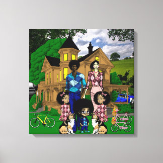 Interracial Family Wall Art