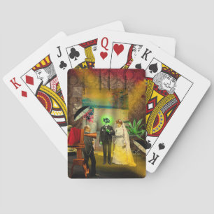 Interracial Love Playing Cards