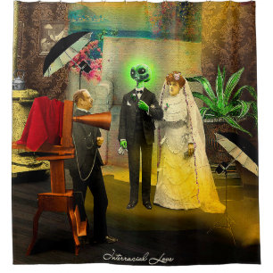 Interracial Love Shower Curtain