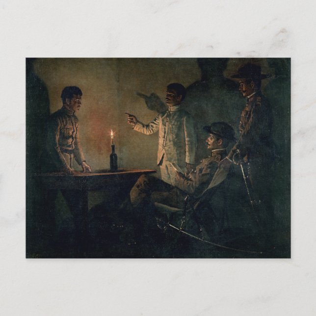 Interrogation of a deserter postcard (Front)