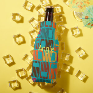 Interrupted Rectangles Bottle Cooler