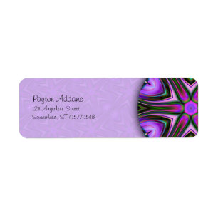 Intersect Mandala Return Address Label