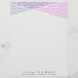 Intersecting Chevrons, letterhead