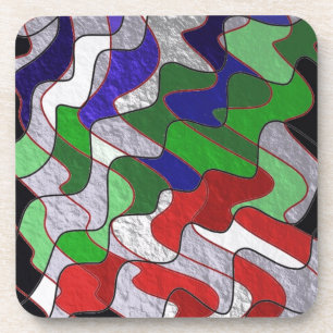 Intersecting Colours Coaster