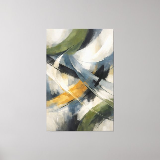 Intersecting Currents of Quiet Motion Canvas Print (Front)