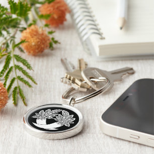 Intersecting radishes key ring