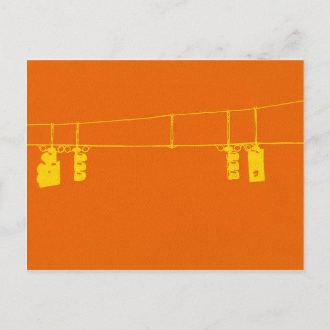 Intersection Lights Postcard (Front)
