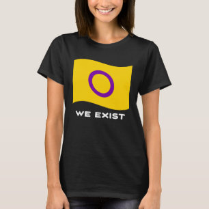 Intersex Flag Intersex We Exist T-Shirt