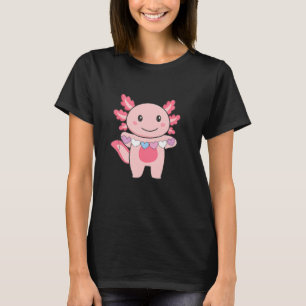 Intersex Flag No Gender Pride Lgbtq Axolotl T-Shirt