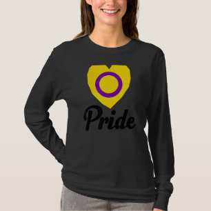 Intersex Gay Pride Rainbow Word Design T-Shirt