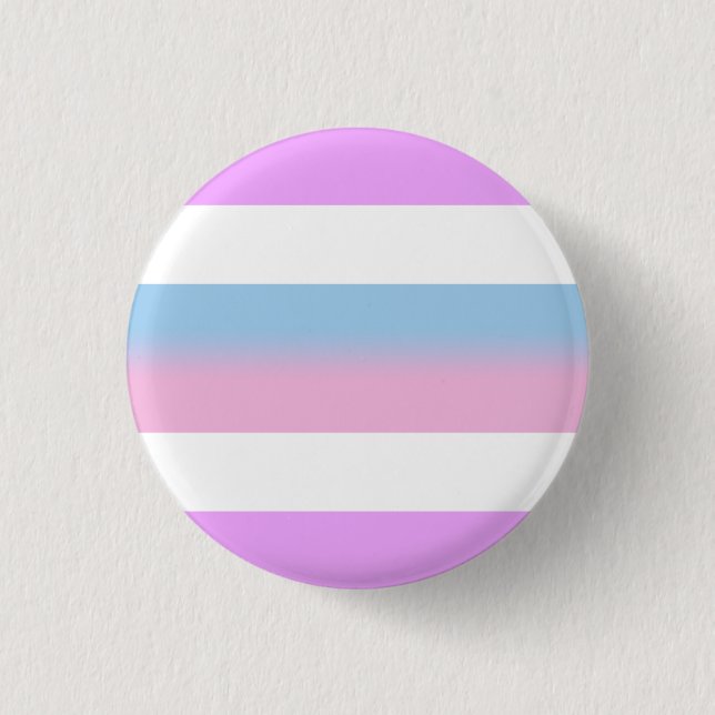 Intersex Pride Button (Stripes) (Front)