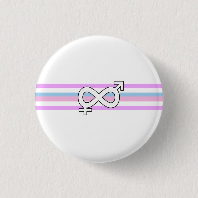 Intersex Pride Flag 3 Cm Round Badge (Front)
