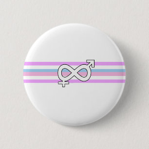 Intersex Pride Flag 6 Cm Round Badge