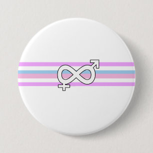 Intersex Pride Flag 7.5 Cm Round Badge