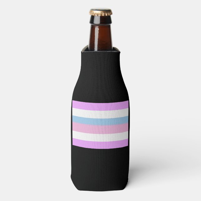 Intersex Pride Flag Bottle Cooler (Bottle Front)
