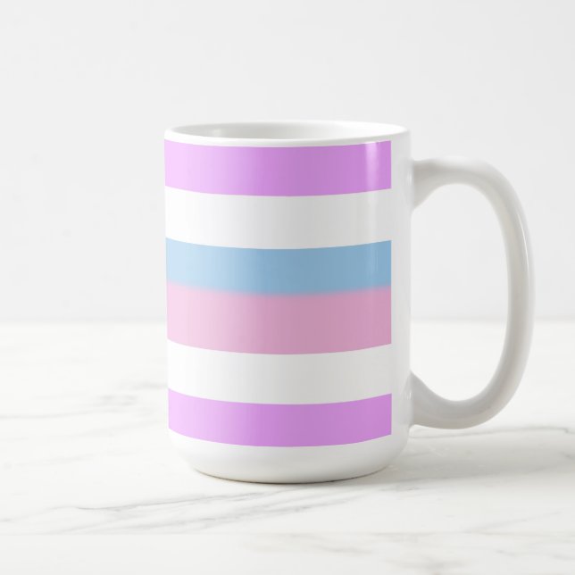 Intersex Pride Flag Coffee Mug (Right)