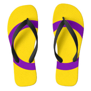 Intersex Pride Flag Jandals