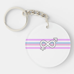 Intersex Pride Flag Key Ring