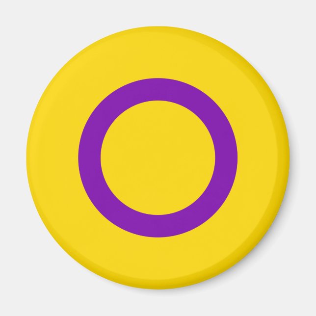 Intersex Pride Flag Magnet (Front)