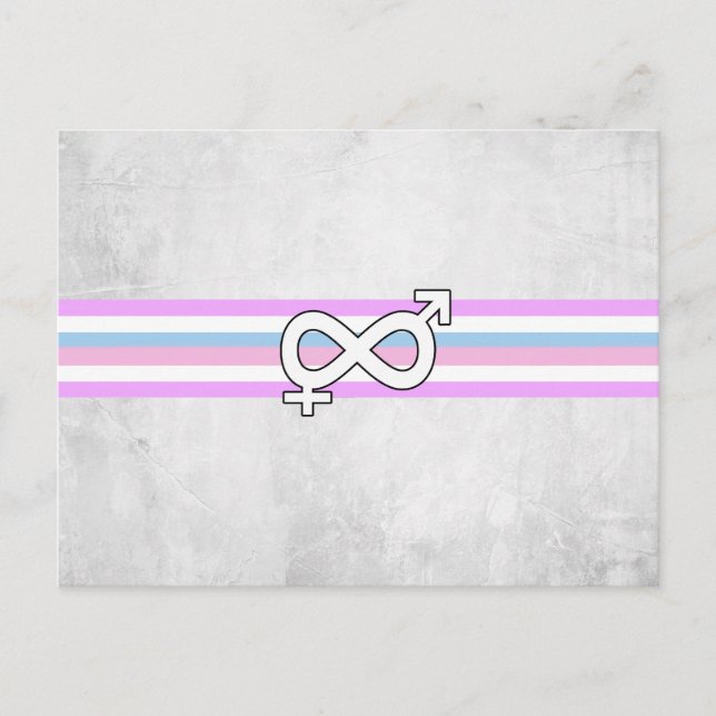 Intersex Pride Flag Postcard (Front)